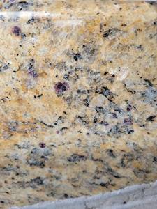 lot 9381 image: Crate of Santa Ceceilia Polished Granite Pre Fabricated Countertops, 12