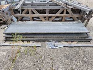 lot 9385 image: Crate of Uba Tuba Polished Granite Pre Fabricated Countertop Remnants, 5
