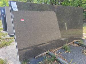 lot 7025 image: Lot of 5 Coffee Brown Polished Granite Slabs