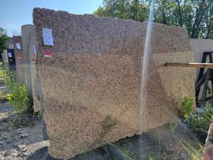 lot 7089 image: Lot of 1 Slab of Key West Gold Granite, Polished