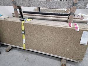 lot 5530 image: Lot of 2 Kitchen Counter Tops, Giallo Antica