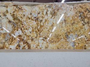 lot 3419 image: Lot of 3 Solarius Granite Slabs, Polished