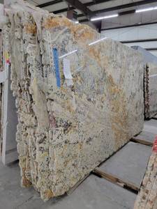 lot 3233 image: Lot of 3 Tropical Treasures Granite Slabs, Polished