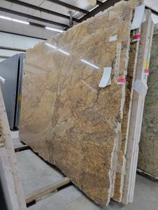 lot 3237 image: Persian Brown Granite Slab, Polished
