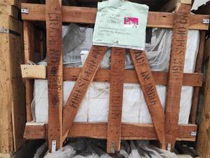 lot 5740 image: Crate of 12x12 Rainforest Green Granite Tile