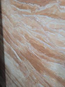 lot 3070 image: Lot of 7 Slabs of Rojo Cloud Marble, Polished