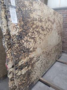 lot 3298 image: Lot of 3 Slabs of National Treasure Granite, Polished
