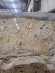lot 3316 image: Lot of 4 Slabs of Bianco Romano Granite, Polished