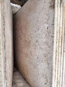 lot 9467 image: Crate of 18x18 Classic Light Travertine Tile