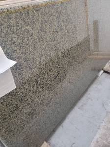 lot 5572 image: Lot of 1 Slab of Kitchen Island Top Verde Primavera Granite