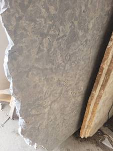 lot 5616 image: Lot of 2 Slabs of Nova Blue Limestone