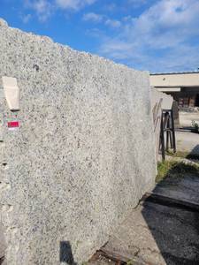 lot 7155 image: Lot of 2 Slabs of Dallas White Granite, Polished
