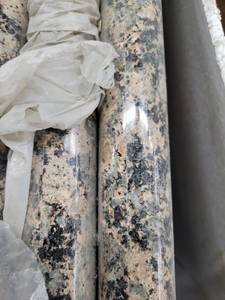 lot 5579 image: Assorted Crate of Pre Fabricated Granite Kitchen Island Tops