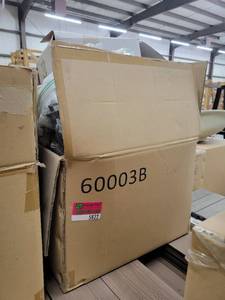 lot 5822 image: Box of Assorted Composite Decking Board Caps, Gray