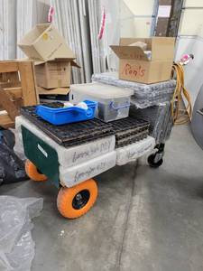 lot 5900 image: Green Utility Cart
