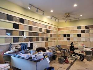 lot 22017 image: Large Lot of Granite and Marble Sample Squares, 12 X 12