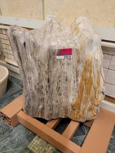 lot 22018 image: Petrified Wood Decorative Outdoor Piece&nbsp