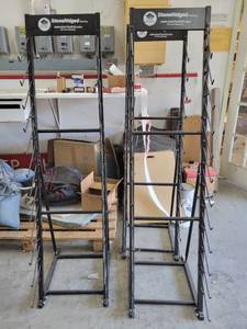 lot 22085 image: Lot of 3 Stone Ridge Flooring Display Units