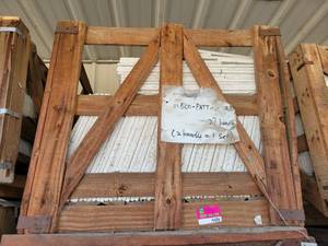 lot 9486 image: Crate of Albastrino Brushed Travertine Tiles