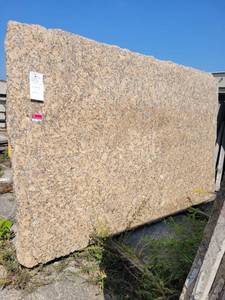 lot 7062 image: Lot of 6 Slabs Giallo Vicenza Granite, Polished