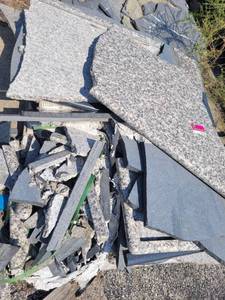 lot 12059 image: Lot of assorted Remnants  Pieces of Granite