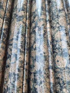 lot 7225 image: 18 Piece Lot Baltic Brown Table Top Granite Ogee Edge