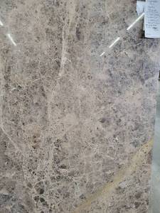 lot 3312 image: Lot of 2 Slabs of Emperador Dark Marble, Polished