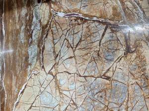 lot 5735 image: Crate of 12x12 Rainforest Brown Marble Tile