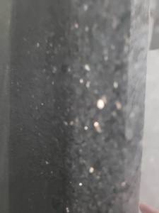 lot 1946 image: Lot of 2 Black Galaxy Polished Granite Slabs