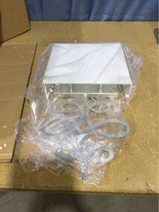 lot 7141 image: Wall Mounted Light With 2 lights & Shade