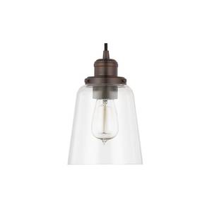 lot 3107 image: 1 Light Mini Pendant In Industrial Style 6 High By 9.25 Wide Capital Lighting&nbsp