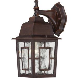 lot 3136 image: Banyan - 1 Light - 12 Outdoor Wall W Clear Water Glass