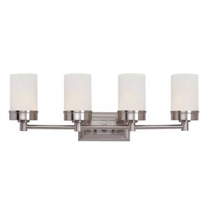 lot 3143 image: Trans Globe Lighting Fusion PL-70334 BN Bathroom Bathroom Vanity Light