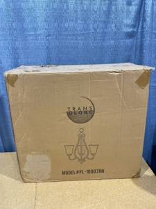 lot 3145 image: Trans Globe Lighting Traditional 3 Light Chandelier - Antique Bronze