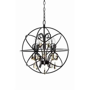 lot 5113 image: Maxim Orbit 4-Light Pendant Oil Rubbed Bronze