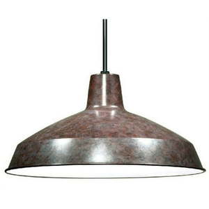 lot 5139 image: Nuvo 1 Light WAREHOUSE PENDANTOLDBRNZ
