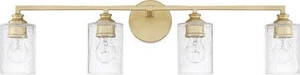 lot 7139 image: Capital Lighting 4 Light Bath Vanity