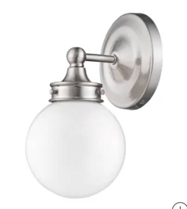 lot 24623 image: Acclaim Satin Nickel Wall Sconce