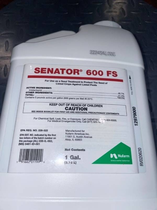 lot 32098 image: Senator 690 FS Seed Treatment for pests Gallon (Case of 4)