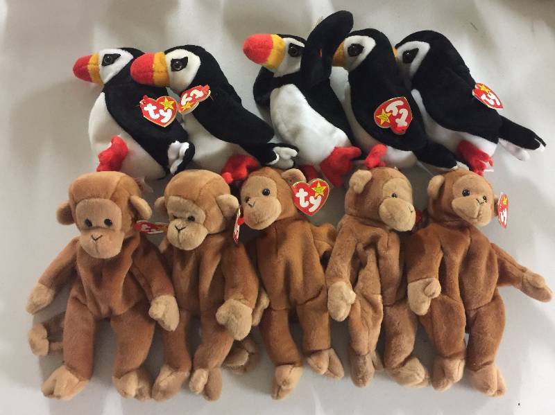 bongo the monkey beanie baby