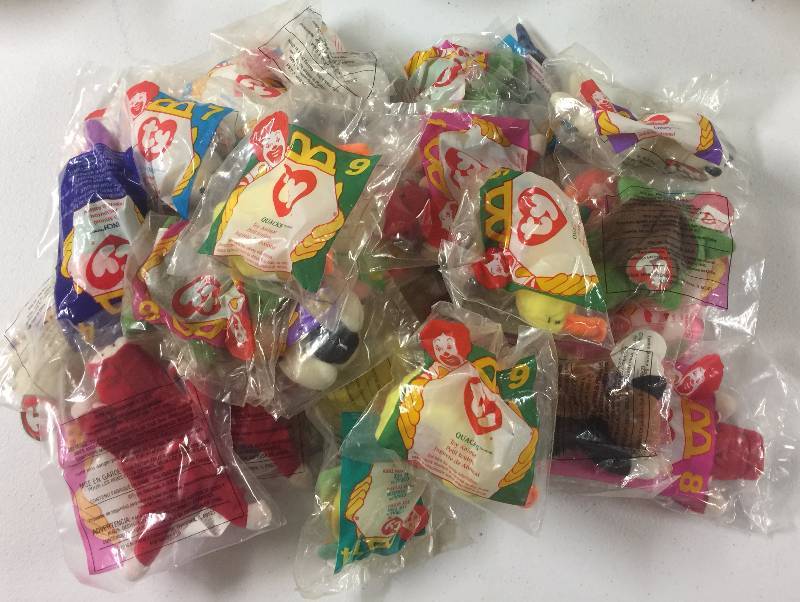 lot 1180 image: HUGE Lot of 30 Original Ty Beanie Baby McDonalds Happy Meal Toys New In Package