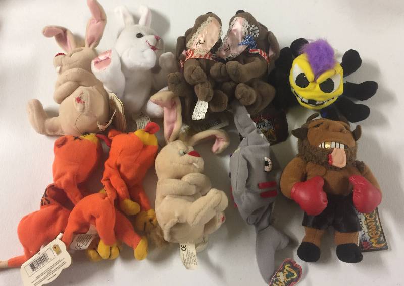 lot 1206 image: Over FIFTY Stuffed Animals Teddy Bears, Rabbits, Ty Beanie Babies