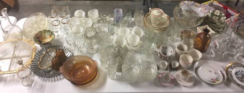lot 1208 image: Massive Collection of Unsold Glass and China From Previous Auctions (Well over 100 pieces)