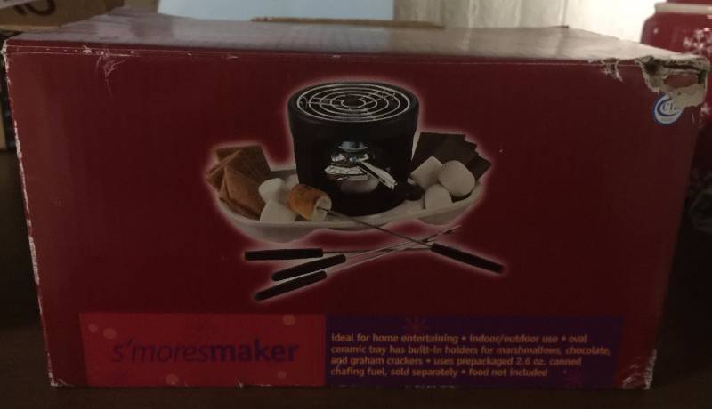 lot 1259 image: Brand New In Box SMoresmaker Still In Package, Plastic, and Box