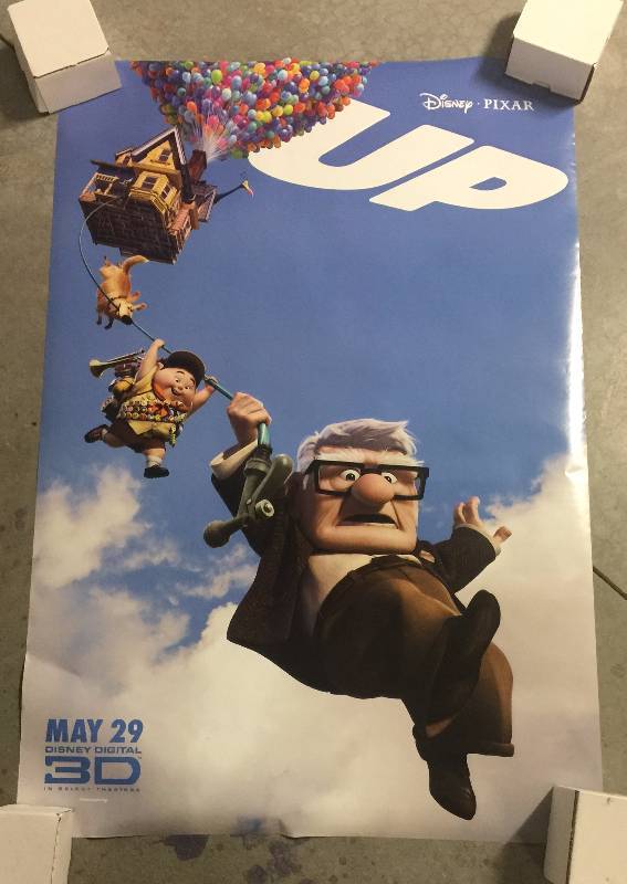 lot 1275 image: Original Movie Poster UP Disney Pixar Theater Lobby Poster 27x40