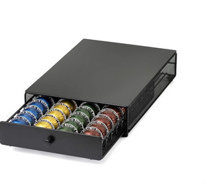 lot 49220 image: Rolling Coffee Pod Drawer, Black