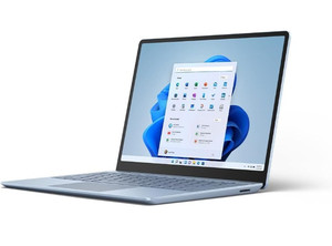 lot 49234 image: Retail - $999.99 Microsoft Surface Laptop Go 2 i5 8GB 256GB w Microsoft Office, Ice Blue