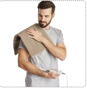 lot 49260 image: Sunbeam Premium Machine Washable Integrated Heating Pad