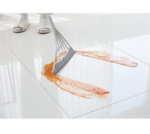 lot 49273 image: Broombi All Indoor-Surface Cleaning Silicone Broom Squeegee Pet Hair Remover