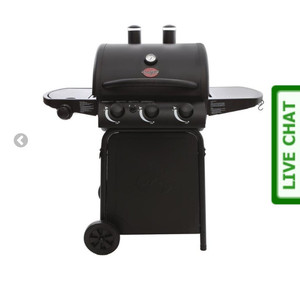 lot 49955 image: Char-Griller 3-Burner Propane Gas Grill with Side Burner